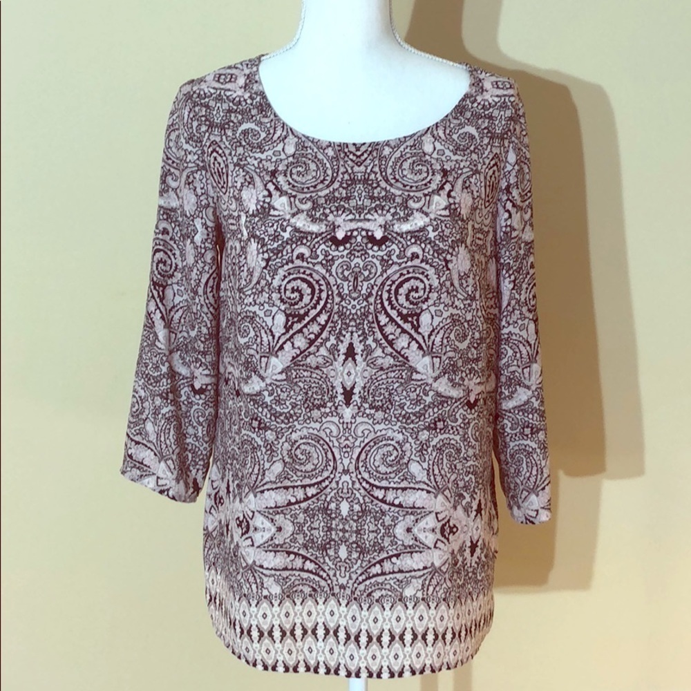 Pink Paisley Tunic